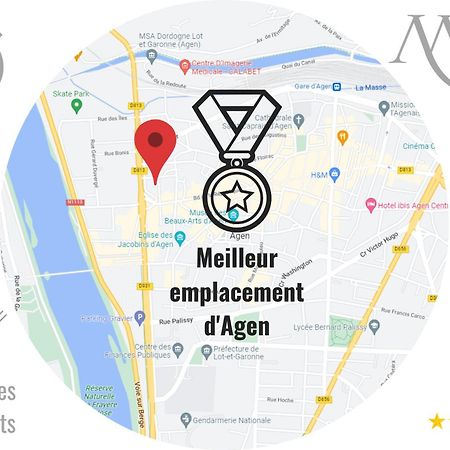 Le XV D'Agen - Appart'Hotel Spa - Clim - Melina & Alfred Kültér fotó